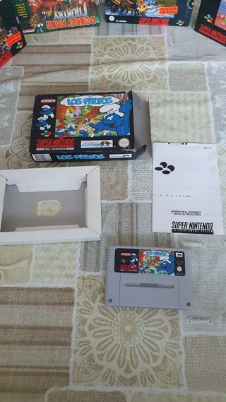 Juego Los Pitufos Super Nintendo PAL