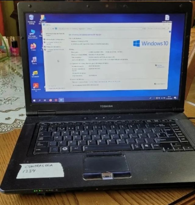 Ordenador portatil I5💪 thosiba SSD