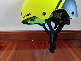 Casco bicicleta niños Btwin 520 fluo