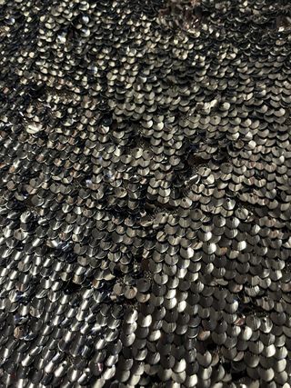 Mini falda fiesta lentejuelas negra