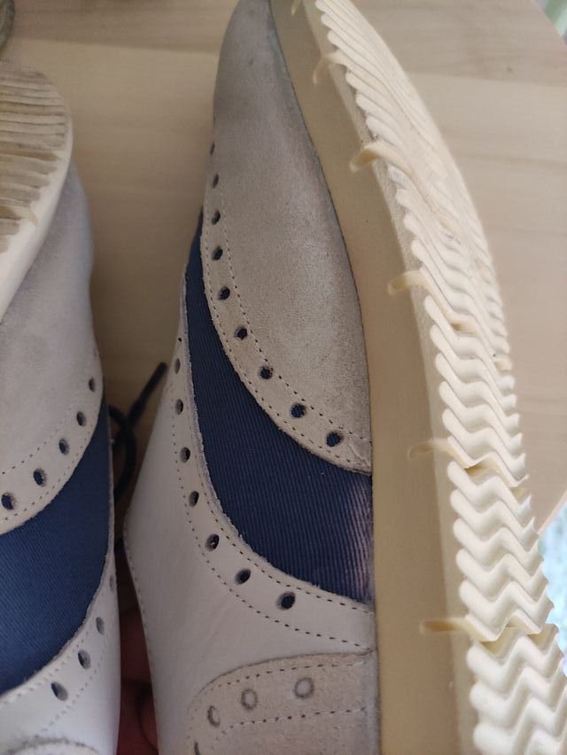 Zapatos blucher de piel