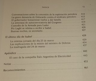 Isabel Perón: Intimidades De Un Gobierno