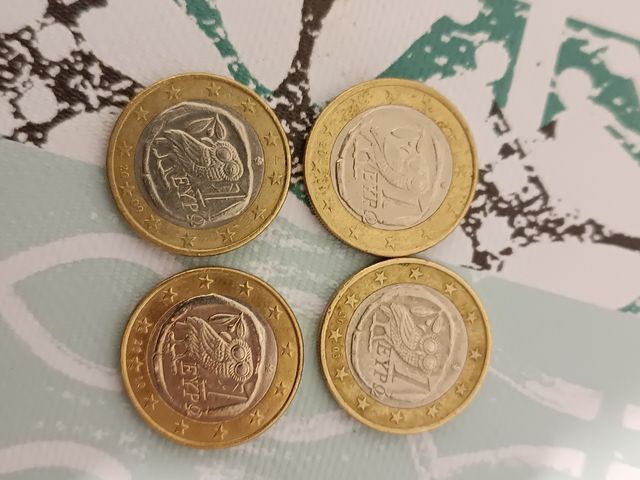 Moneda 1€ búho Grecia