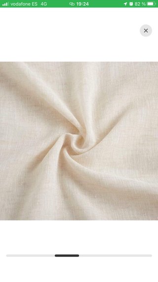 Cortina salón beige