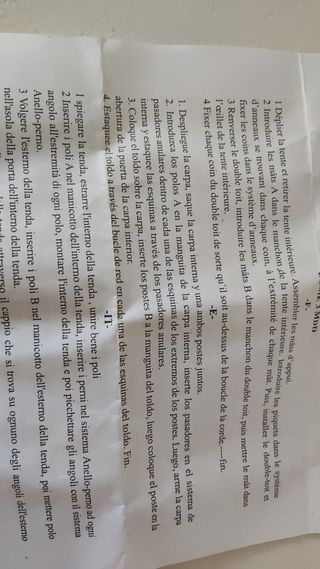 IDEAL ROMERIA:  KIT TIENDA DE CAMPAÑA