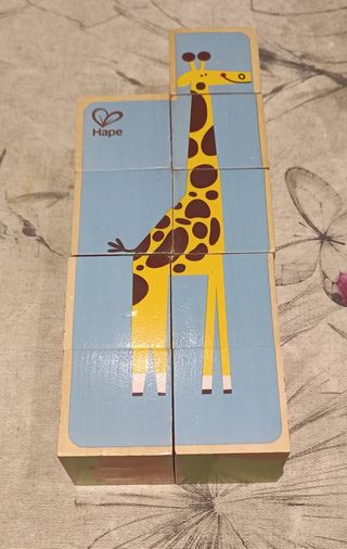 Rompecabezas madera animales