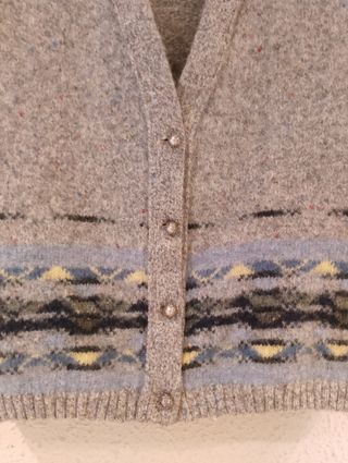 Chaleco PURA LANA VIRGEN VINTAGE t.44