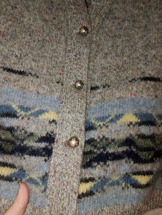 Chaleco PURA LANA VIRGEN VINTAGE t.44