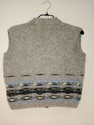 Chaleco PURA LANA VIRGEN VINTAGE t.44