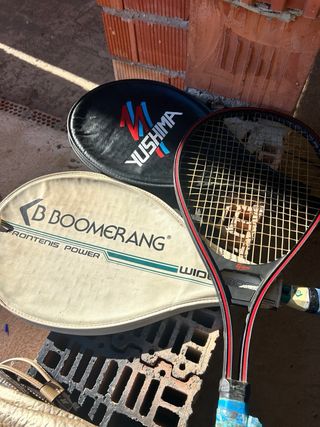 Raquetas de tenis antiguas