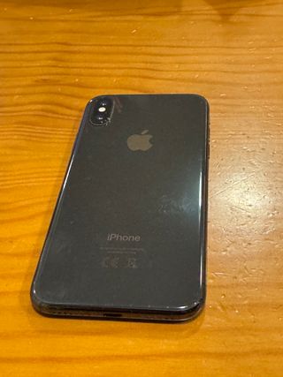 iPhone X 64GB negro en perfecto estado