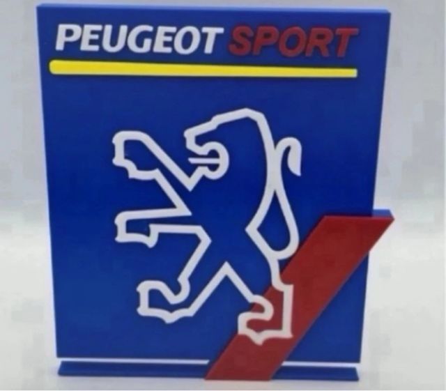 Cartel Peugeot sport 19921996
