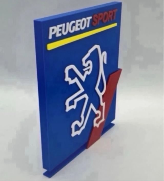 Cartel Peugeot sport 19921996
