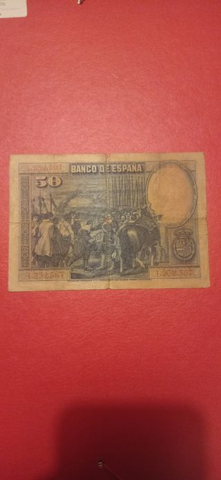 Billete de 50 pesetas