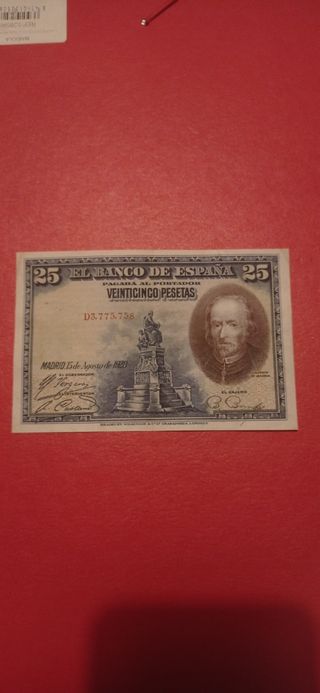 Billete de 25 pesetas