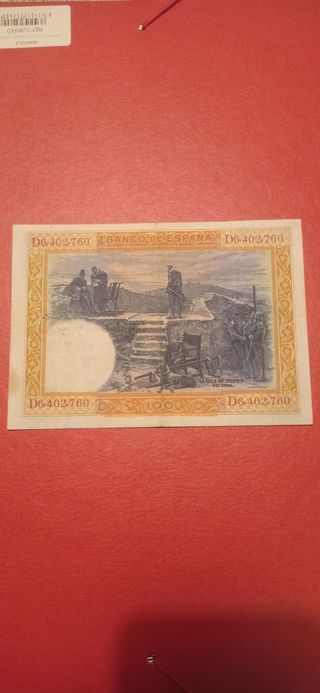 Billete de 100 pesetas