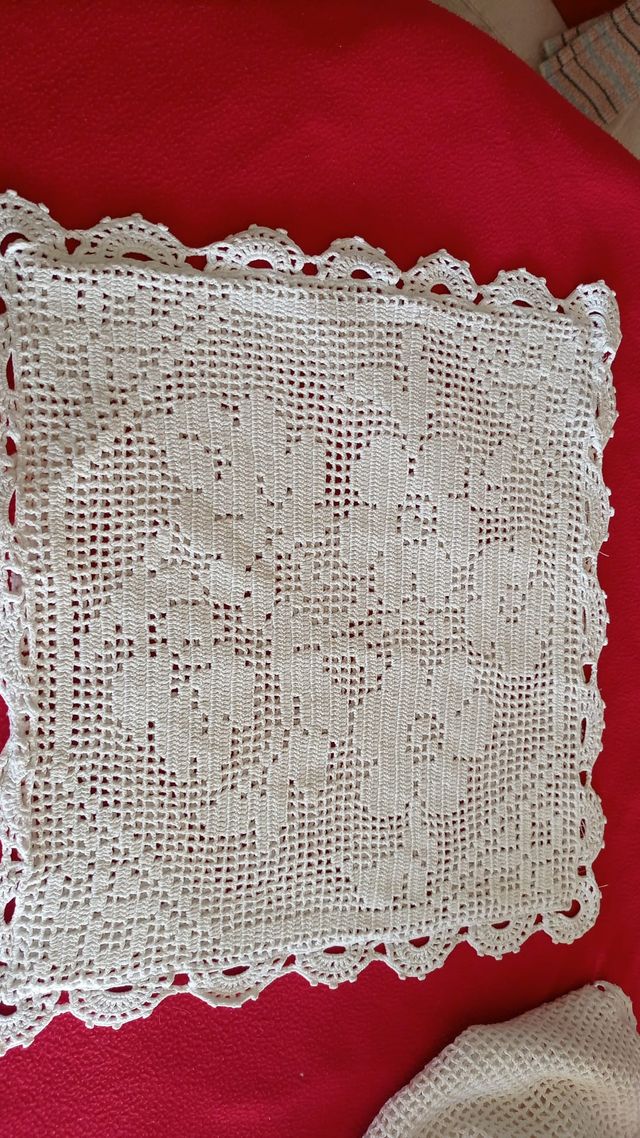 Fundas de cojín de ganchillo