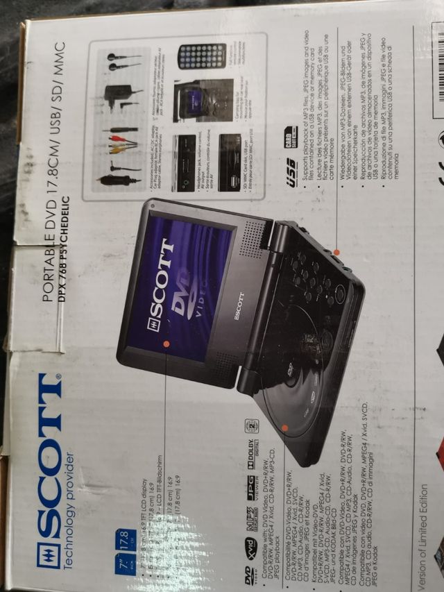 Reproductor portátil DVD para coche