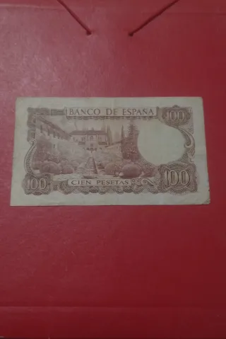 Billete de 100 pesetas