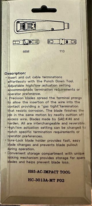 Impact tool 110 66M