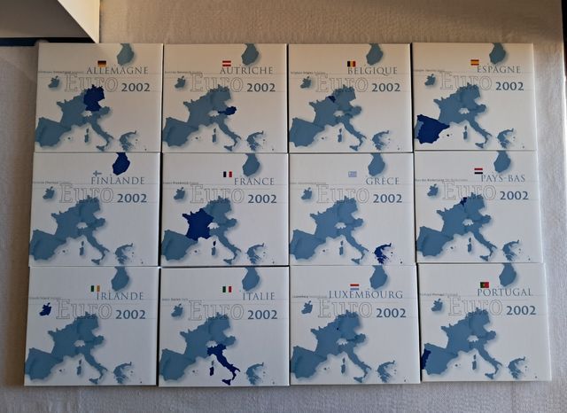 Sets Moedas 12 Primeiros Países a Aderir a Moeda €