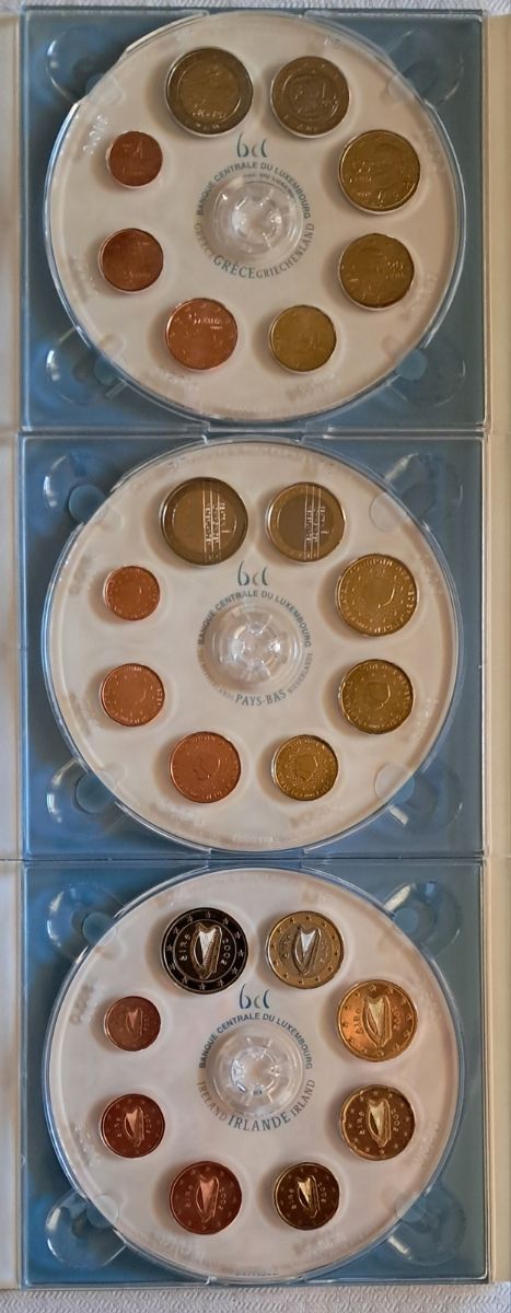Sets Moedas 12 Primeiros Países a Aderir a Moeda €