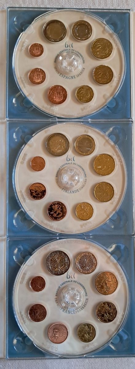 Sets Moedas 12 Primeiros Países a Aderir a Moeda €