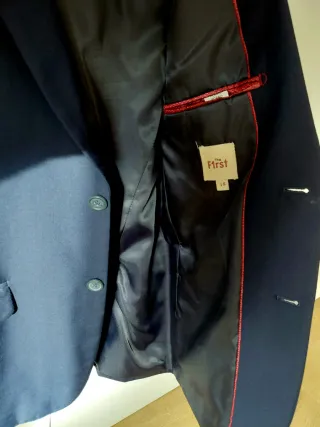 Chaqueta americana azul marino niño