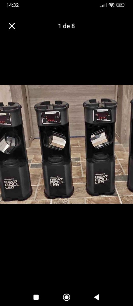 Luces de discoteca American dj revo roll led