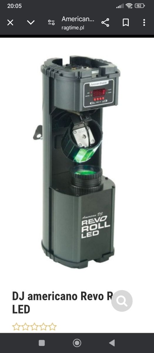 Luces de discoteca American dj revo roll led