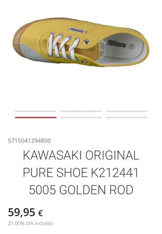 Zapatillas lona KAWASAKI talla 38