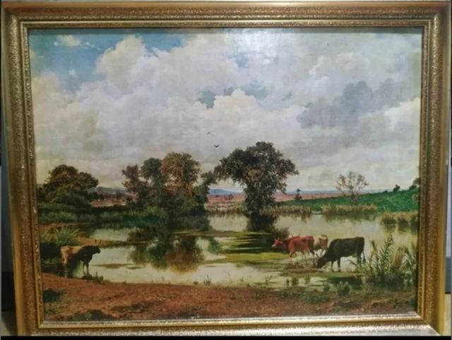 Cuadro antiguo Manuel Fernández