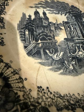 Plato La Cartuja Pickman 1900