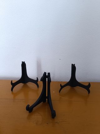 3 Suportes p/ prato ou placa