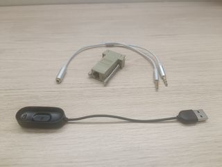 Cables alimentación, audio, USB, DVI, RJ45, RJ11