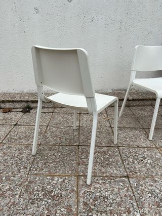 2 Sillas comedor ikea teodores blancas