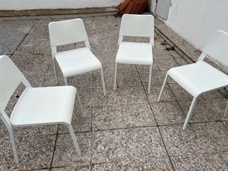 2 Sillas comedor ikea teodores blancas