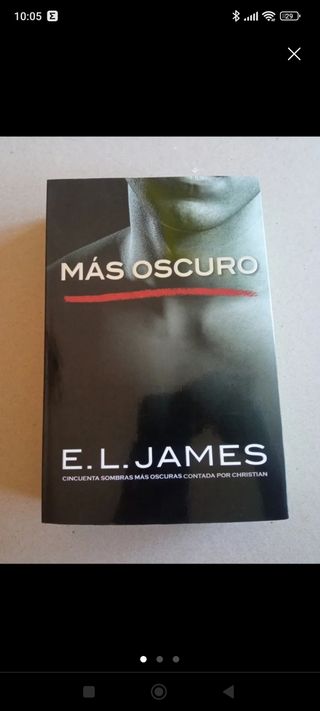 🎁 Libro Más oscuro 50 sombras de Grey