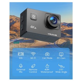 Cámara de acción Wolfang GA100