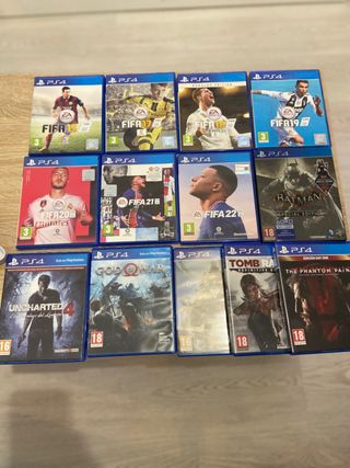PS4/2mandos/cargador/13 juegos
