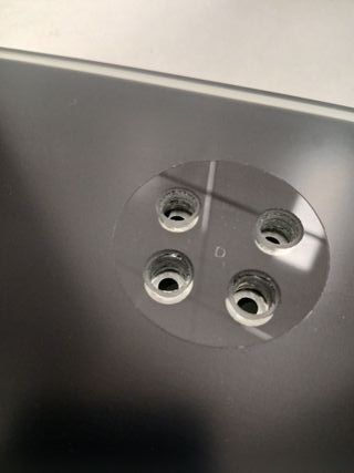 Prateleiras Estantes Bases Vidro Estantería Preto