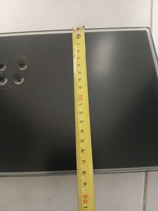 Prateleiras Estantes Bases Vidro Estantería Preto