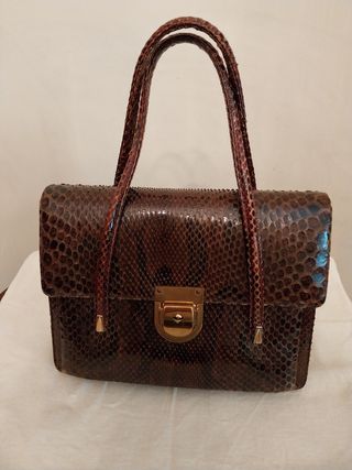 Bolso piel serpiente