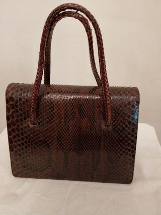 Bolso piel serpiente