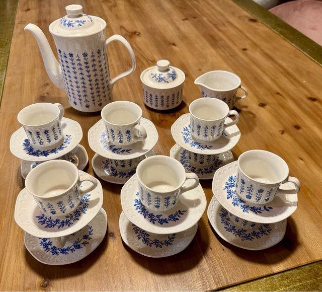 Juego de cafe vintage Pontesa Acanthus Etrusco