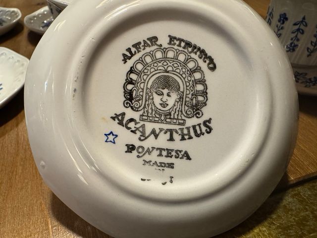 Juego de cafe vintage Pontesa Acanthus Etrusco