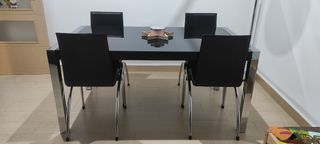 Conjunto mesa y sillas comedor