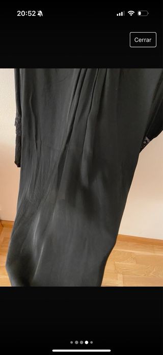 Blusa satén y encaje