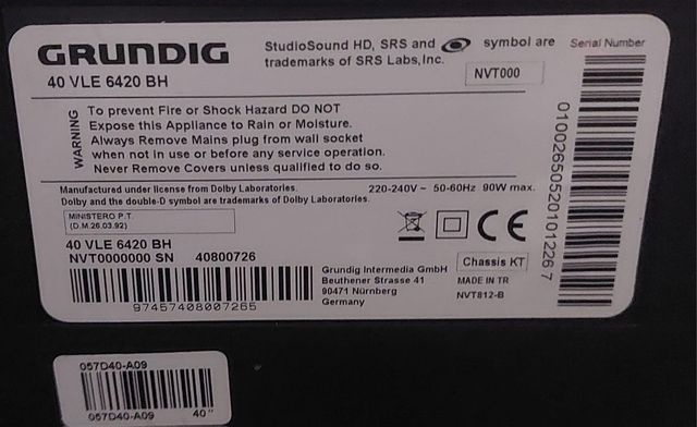Grundig 40 VLE 6420 BH LED Full HD Smart TV
