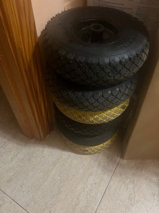 Ruedas de carretilla maziza